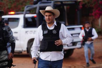 Harfuch descarta v&iacute;nculos de escoltas de alcalde de Uruapan con el crimen organizado
