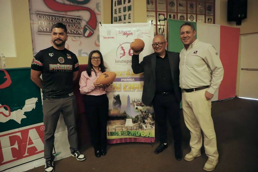Tecámac será sede del 12º Nacional de Flag Football y buscará romper récord Guinness