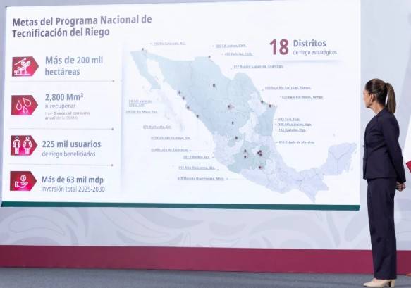 Avanza plan de reasignación hídrica en zonas rurales