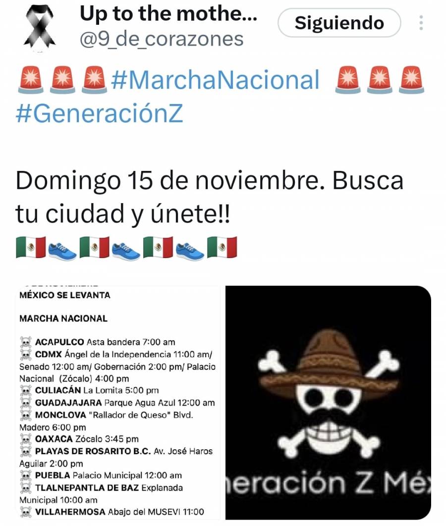 Sheinbaum acusa al PRI y al PAN de impulsar protesta con contenido generado por IA