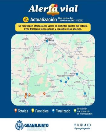 Productores de ma&iacute;z bloquean carreteras en Guanajuato para exigir precio base de $7,200 por tonelada
