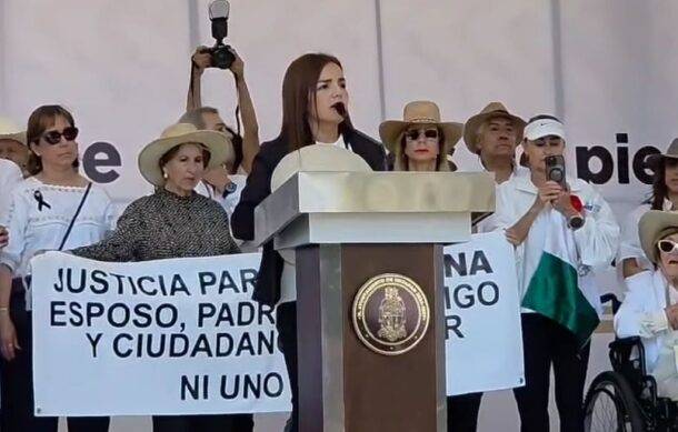 Grecia Quiroz afirma que reunión con Claudia Sheinbaum no fue para doblar las manos, sino para exigir justicia en Uruapan