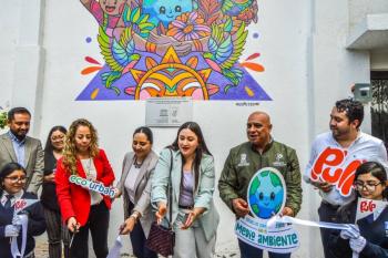 AJEMEX y Pulp inspiran cuidado del medio ambiente con mural