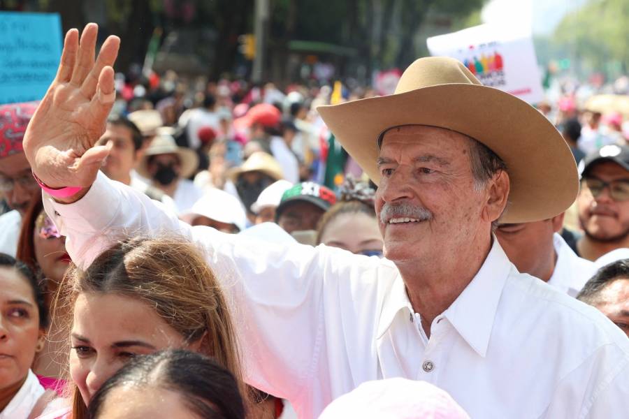 Vicente Fox se suma a marcha del 15 de noviembre convocada por jóvenes