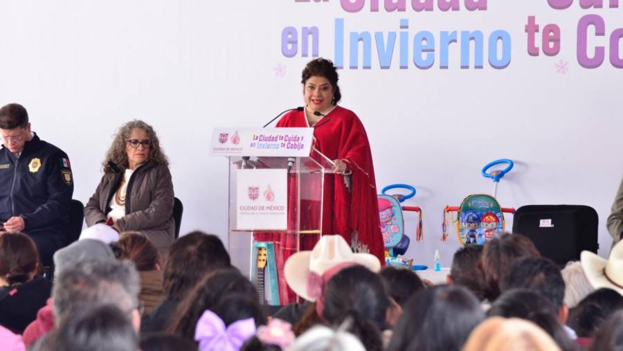 Anuncia Clara Brugada jornadas de atención y entrega de cobijas para proteger a la población durante la temporada invernal