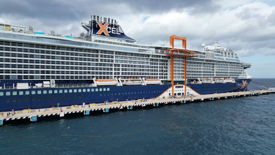 Llegada del crucero Celebrity Xcel impulsa turismo en Cozumel