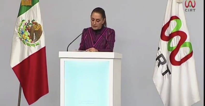 Sheinbaum invita a la CIRT a dialogar sobre la reforma electoral y los tiempos destinados a partidos políticos