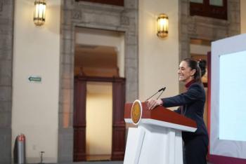 Sheinbaum niega campa&ntilde;a contra medios de comunicaci&oacute;n; afirma que visitas de STPS fueron inspecciones rutinarias