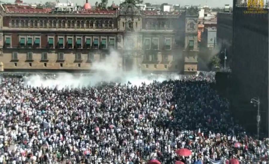Autoridades capitalinas investigan participaci&oacute;n de grupos no identificados en marcha de la Generaci&oacute;n Z