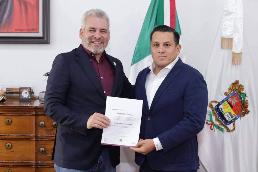 José Antonio Cruz Medina, asume como secretario de Seguridad en Michoacán