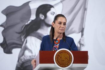 Sheinbaum acusa infiltraci&oacute;n violenta y rostros de la “Marea Rosa”; su gobierno no reprime a j&oacute;venes, dice