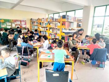 Bibliotecas de Tec&aacute;mac impulsan la lectura con concurso literario y acervo de 12 mil ejemplares
