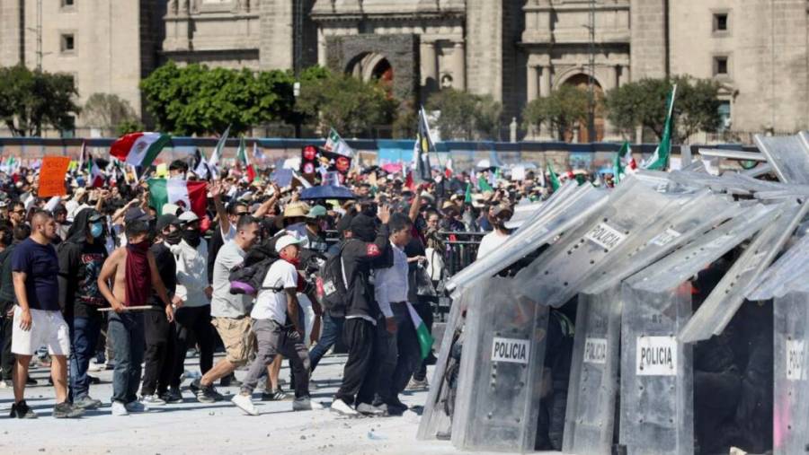 Vinculan a proceso a 5 de los detenidos durante marcha de la “Generación Z” en CDMX