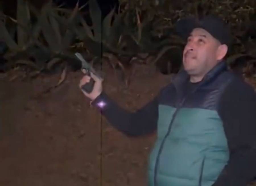 Regidor de Cuautepec es exhibido disparando al aire con rifle; PVEM exige aclaraciones