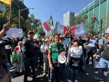 Segunda marcha de la “Generaci&oacute;n Z” registra pocos asistentes