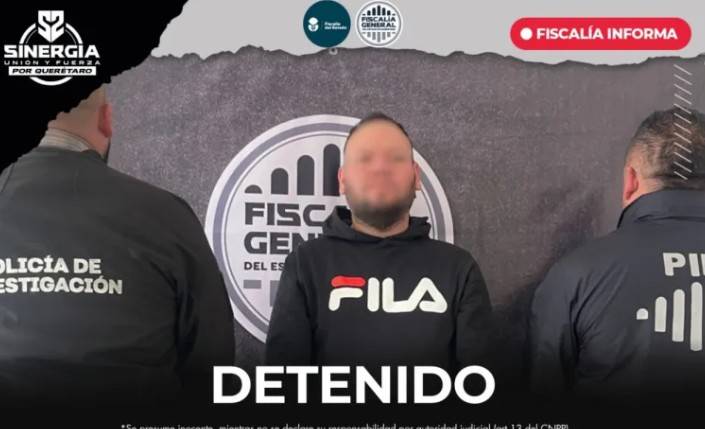 Detienen en Quer&eacute;taro a hombre buscado en Jalisco por robo calificado