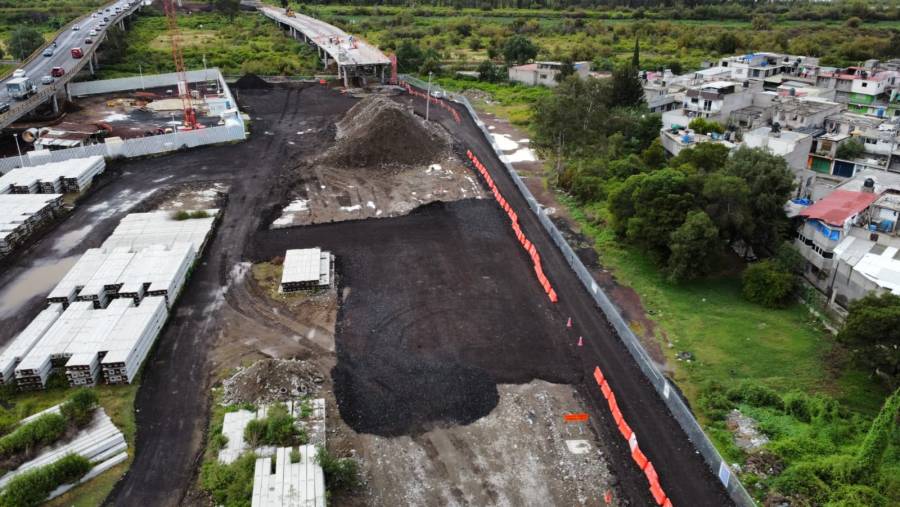 Avanza la reconstrucci&oacute;n de los puentes Alameda Oriente 1 y 2 entre CDMX y Edomex
