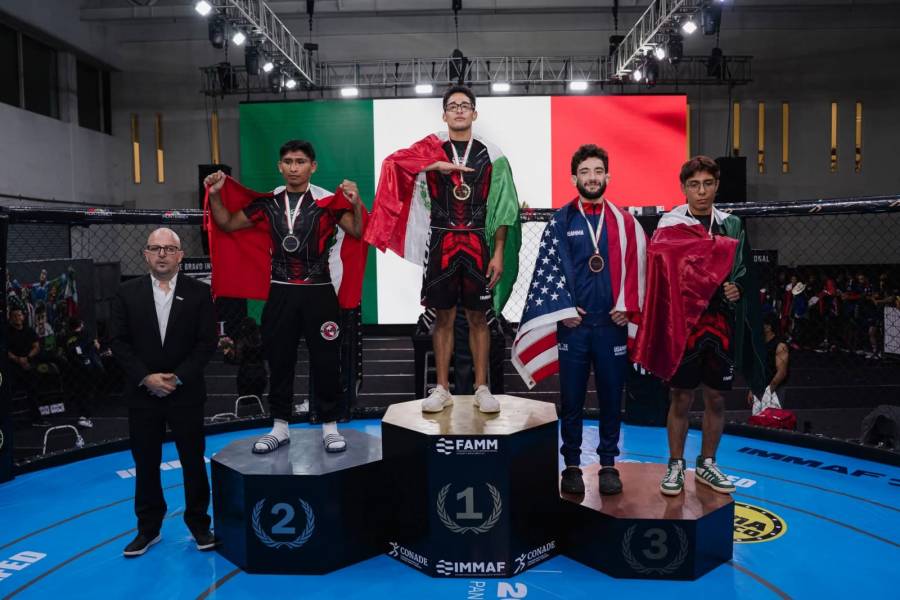 México se corona pentacampeón panamericano de artes marciales mixtas con 71 medallas