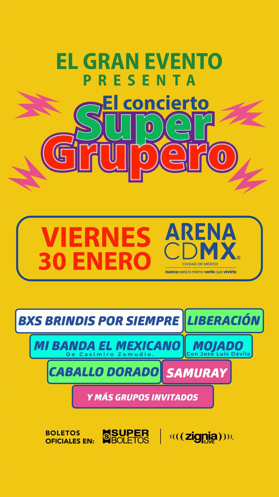 EL CONCIERTO SÚPER GRUPERO ¡La historia se escribe en una sola noche!