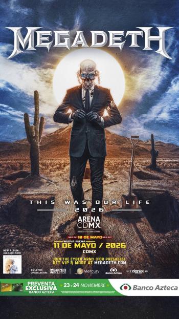 MEGADETH abre una nueva fecha en la Arena CDMX en 2026
