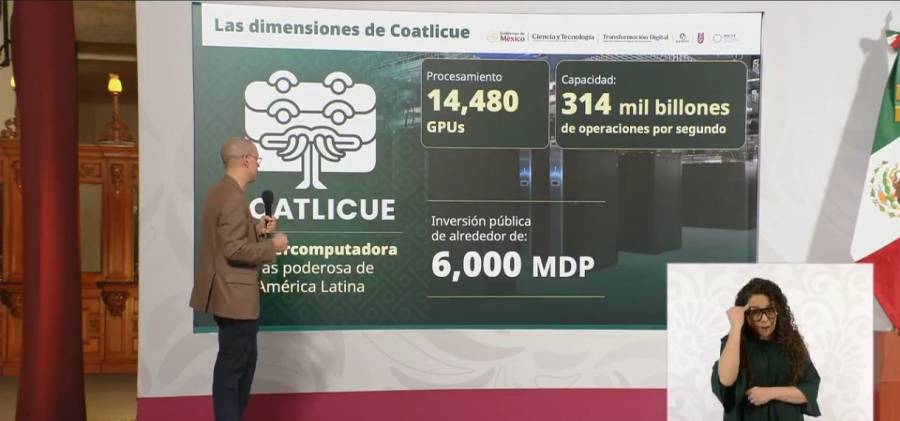 Supercomputadora Coatlicue colocará a México a la cabeza en procesamiento de datos en América Latina