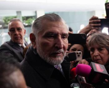 Sheinbaum se re&uacute;ne con Ad&aacute;n Augusto L&oacute;pez en Palacio Nacional