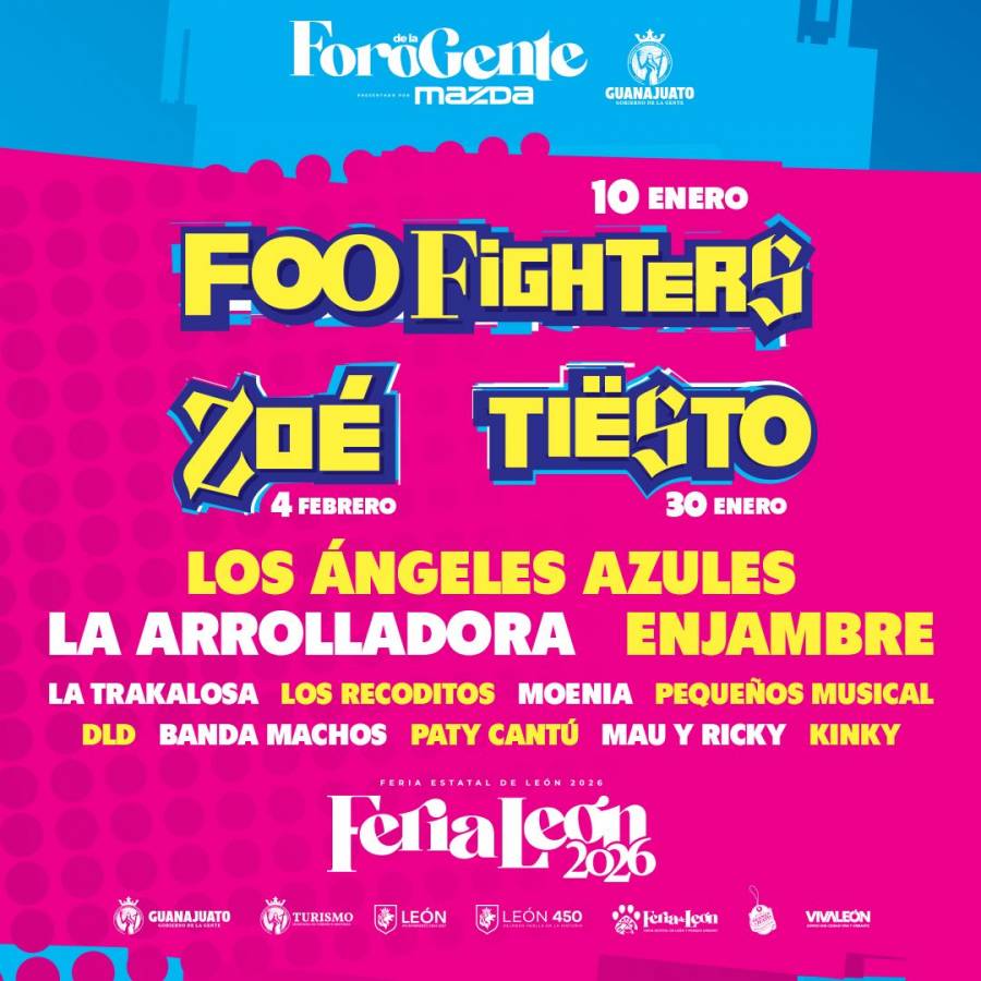 Foo Fighters y Zo&eacute; encabezan cartel de la Feria de Le&oacute;n 2026