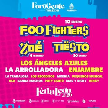 Foo Fighters y Zo&eacute; encabezan cartel de la Feria de Le&oacute;n 2026