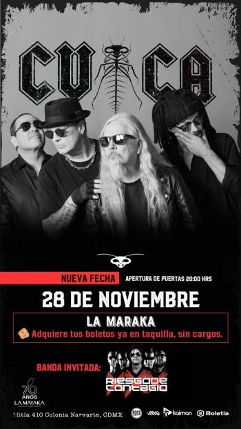 EL ROCK NO PIDE PERMISO: CUCA REGRESA A LA MARAKA CON RIESGO DE CONTAGIO
