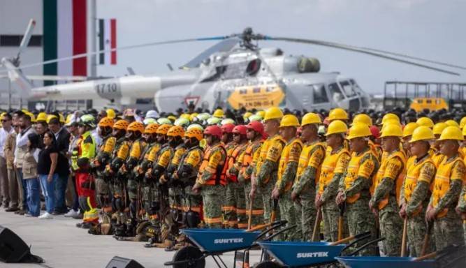 Sheinbaum agradece a Fuerzas Armadas por apoyo durante lluvias en estados
