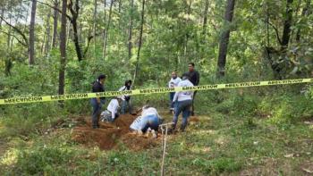 Encuentran fosa clandestina en predio familiar de diputado en Uruapan