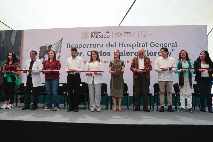 Sheinbaum reinaugura hospital ISSSTE en Cuernavaca