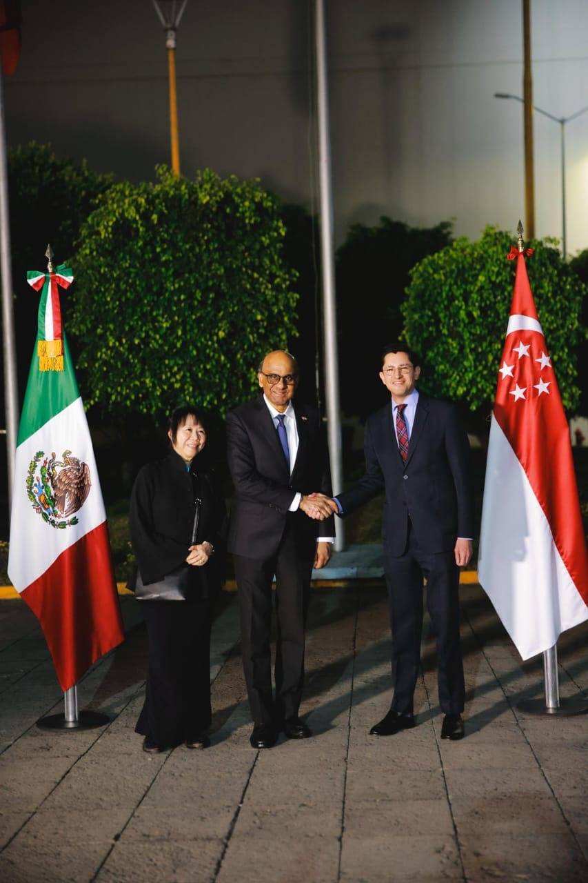 Embajada de Singapur en M&eacute;xico ser&aacute; formalizada este lunes en visita de Estado de su presidente: Sheinbaum