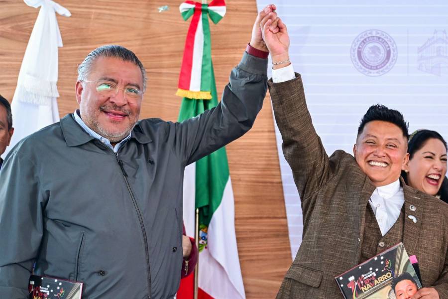 Duarte refrenda liderazgo de Delfina G&oacute;mez en el Estado de M&eacute;xico