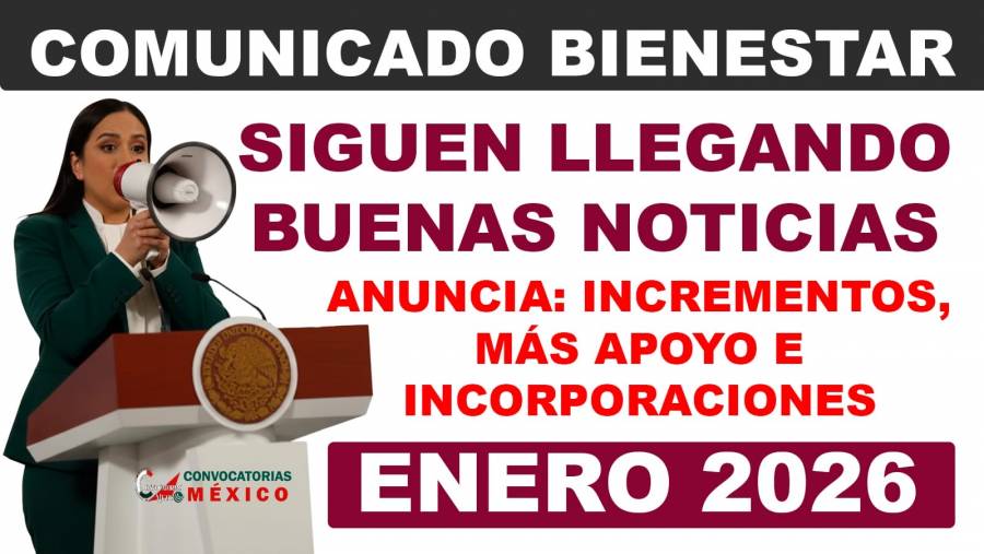 Aumento a la Pensi&oacute;n de Adultos Mayores para 2026, anuncia presidenta