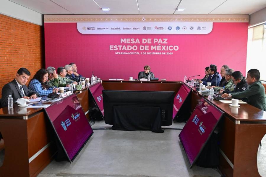 Noviembre de 2025 registra la cifra más baja de homicidios dolosos en el Estado de México desde 2017