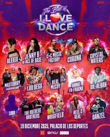 “The Best of I Love Dance” Llega al Palacio de los Deportes la celebraci&oacute;n definitiva del Eurodance en M&eacute;xico
