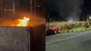 Polic&iacute;as de la CDMX rescatan a hombre entre llamas tras explosi&oacute;n en &Aacute;lvaro Obreg&oacute;n