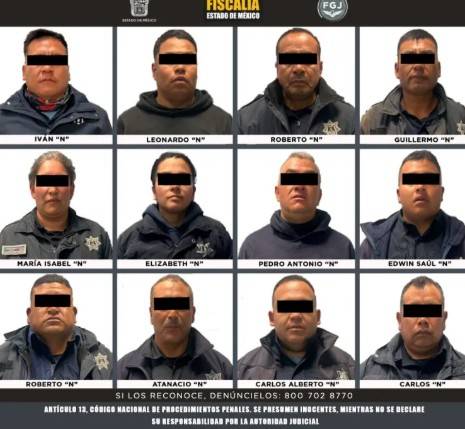 Vinculan a proceso a 12 polic&iacute;as de Acambay por homicidio y tentativa de homicidio
