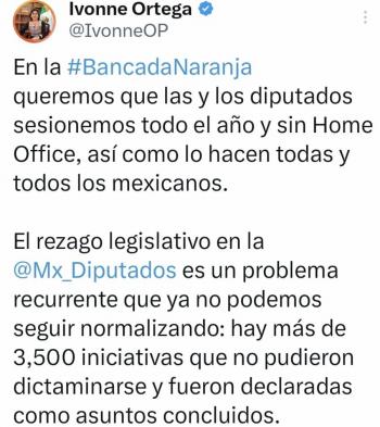 Bancada de MC pide sesiones presenciales todo el a&ntilde;o; hay rezago de 3500 iniciativas