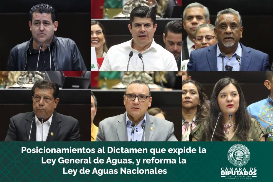Morenistas defienden dictamen sobre el agua y oposición la reprueba en Plano de San Lázaro