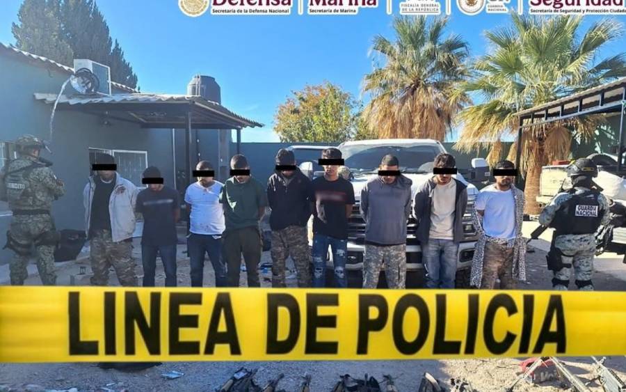Detienen en Chihuahua a presunto generador de violencia buscado por EE. UU.; decomisan fusiles Barret, dron y explosivos