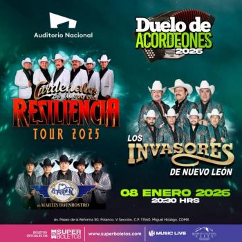 DUELO DE ACORDEONES: CUANDO LA TRADICI&Oacute;N NORTE&Ntilde;A SE VUELVE LEYENDA EN EL AUDITORIO NACIONAL