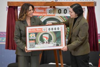Loter&iacute;a Nacional lanza billete conmemorativo por los 30 a&ntilde;os del Sistema Nacional de Seguridad P&uacute;blica