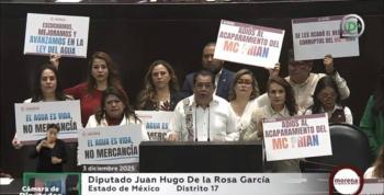 Diputados aprueban en lo general la Ley General de Aguas tras tres rondas de discusi&oacute;n