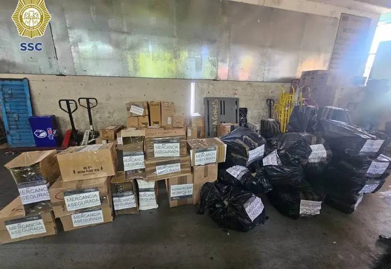 Decomisan más de 12 mil cajetillas de cigarros pirata en la CDMX