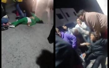 Conductor huye tras atropellar peregrinos en Hidalgo, Nuevo Le&oacute;n; ocho resultaron heridos
