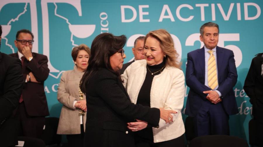 Ministra Yasmín Esquivel reconoce liderazgo de Estela Fuentes en informe del Tribunal de Justicia Administrativa CDMX