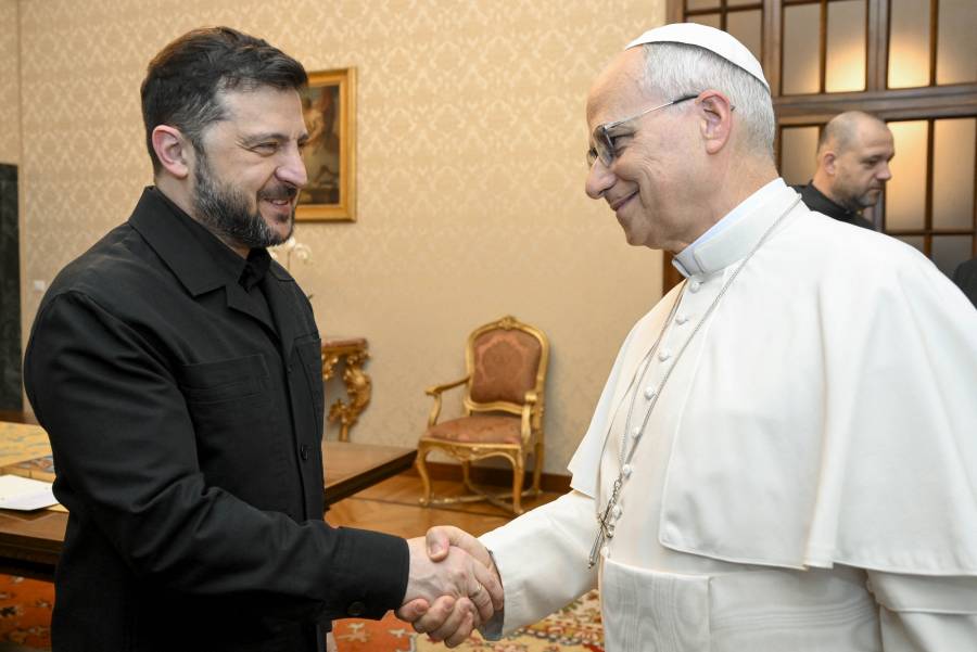Zelenski se reúne con el papa y prepara una respuesta al plan de EEUU para Ucrania