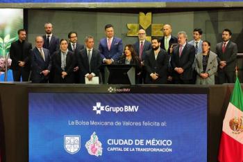 El Ciudad de M&eacute;xico emite bono verde por 3 mil millones de pesos para movilidad sustentable en 2025
